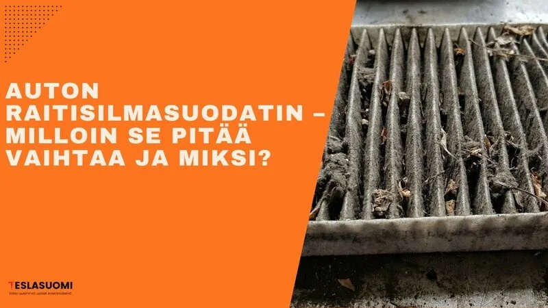 Auton raitisilmasuodatin – pieni osa, suuri vaikutus