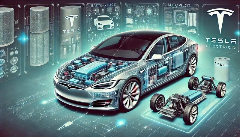 Keskeiset teknologiat Teslan sähköautojen takana