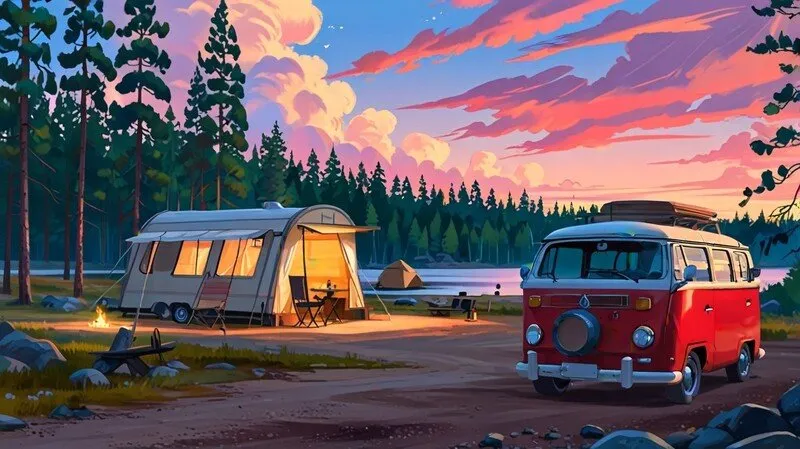 Retkeilyauto ja saunaelämys: liikuteltavat löylyt tien päällä