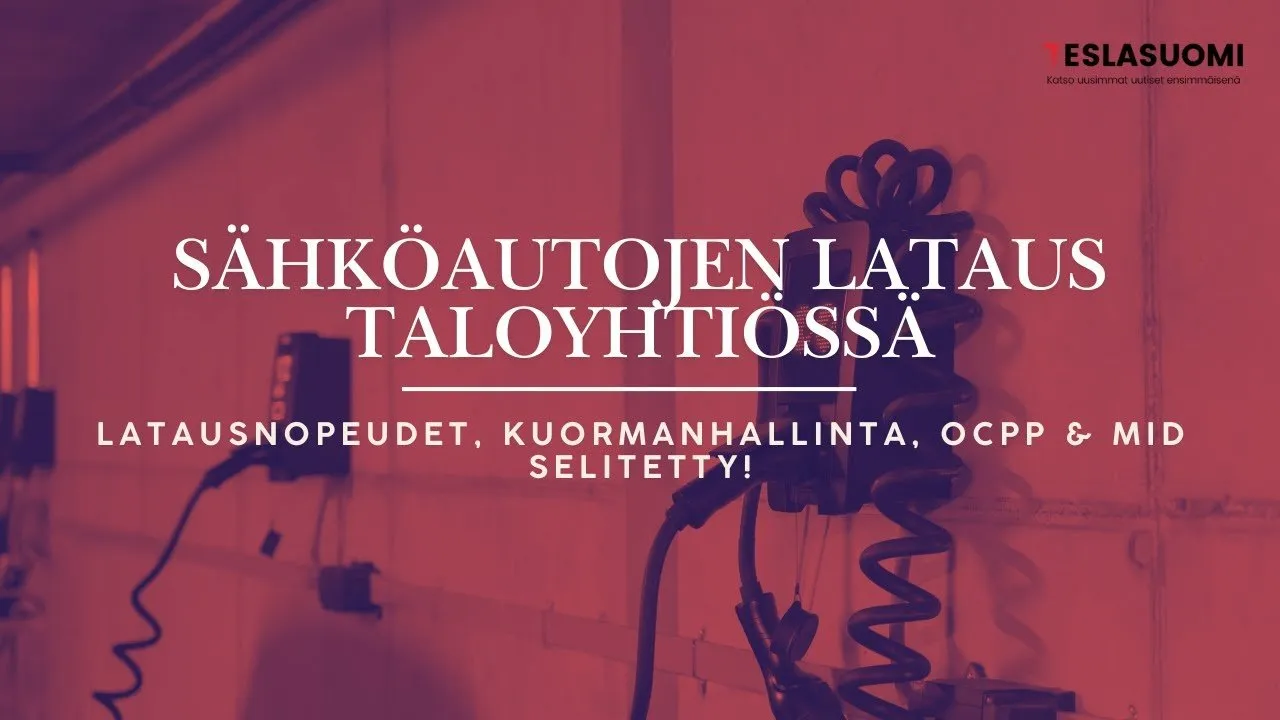 Sähköauton lataus taloyhtiössä – selkeä ja käytännönläheinen opas